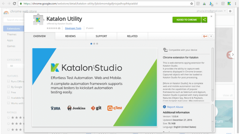 НАСТРОЙКА KATALON STUDIO ДЛЯ ПРОЕКТА ТЕСТИРОВАНИЯ ВЕБ-АВТОМАТИЗАЦИИ