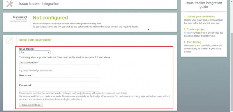 TESTLODGE ИНТЕГРАЦИЯ ИНСТРУМЕНТА УПРАВЛЕНИЯ ТЕСТ-КЕЙСАМИ С JIRA