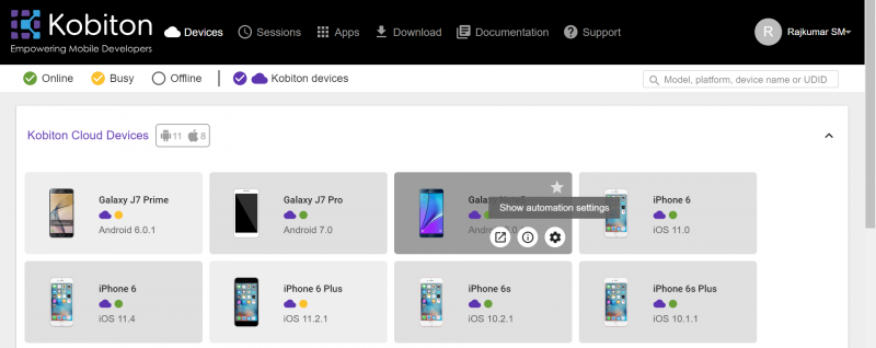 KOBITON TUTORIAL – МОБИЛЬНАЯ ТЕСТИРОВАННАЯ ПЛАТФОРМА С РЕАЛЬНЫМИ УСТРОЙСТВАМИ