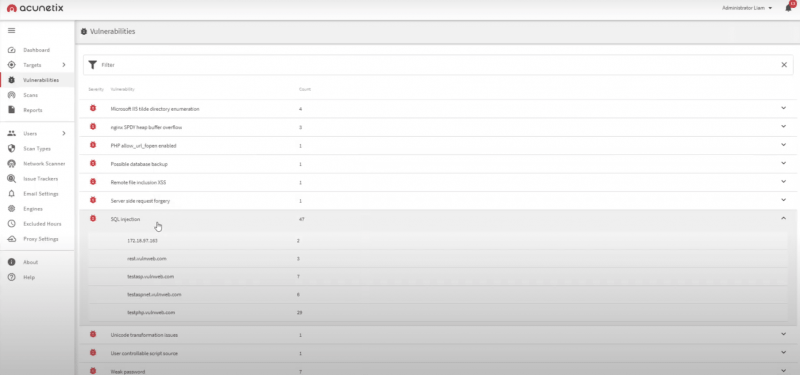 ОБЗОР СКАНЕРА БЕЗОПАСНОСТИ ВЕБ-ПРИЛОЖЕНИЙ ACUNETIX
