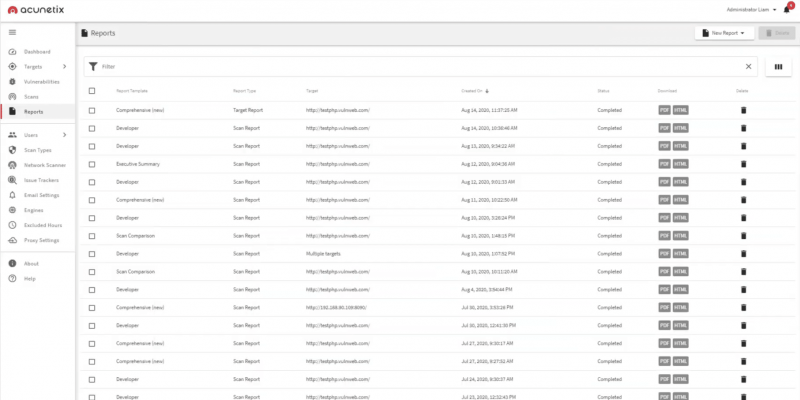 ОБЗОР СКАНЕРА БЕЗОПАСНОСТИ ВЕБ-ПРИЛОЖЕНИЙ ACUNETIX