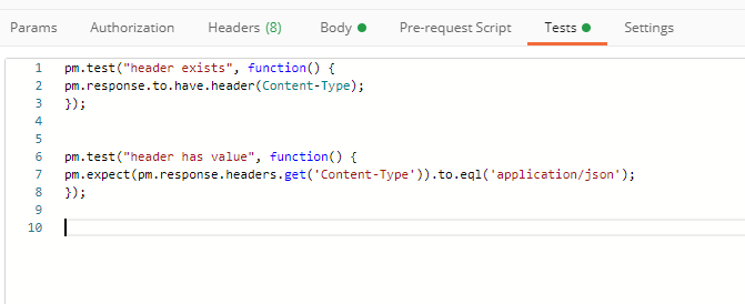 API TEST CASES В POSTMAN С ИСПОЛЬЗОВАНИЕМ JAVASCRIPT