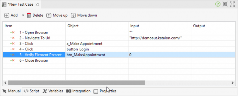 ОБЩИЕ ЗАЯВЛЕНИЯ О ПРОВЕРКЕ С KATALON STUDIO