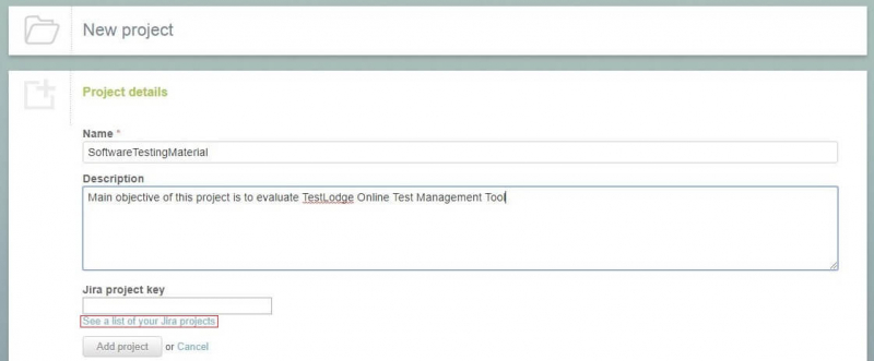 TESTLODGE TEST CASE MANAGEMENT TOOL INTEGRATION WITH JIRA