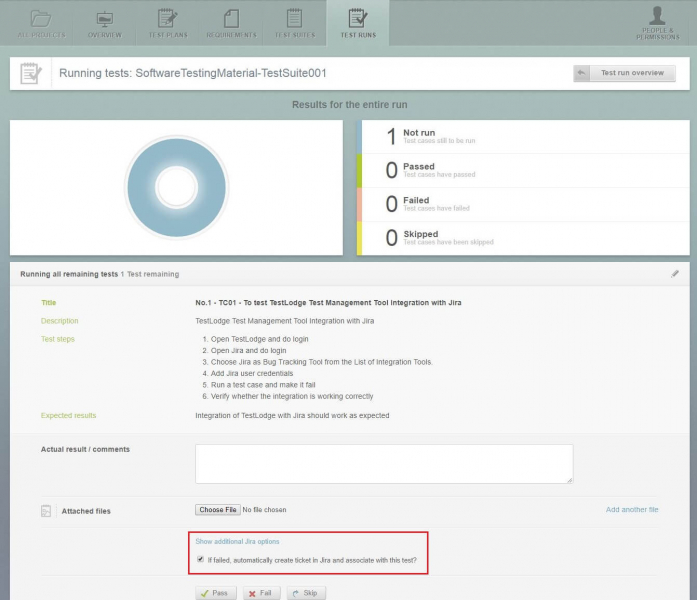 TESTLODGE ИНСТРУМЕНТ УПРАВЛЕНИЯ ИСПЫТАНИЯМИ ИНТЕГРАЦИЯ С JIRA