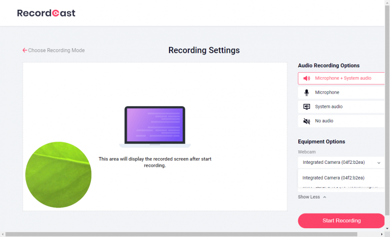 RECORDCAST | БЕСПЛАТНАЯ КОМПЬЮТЕРНАЯ ИНТЕРНЕТ-РЕГИСТРАТОР ЭКРАНА