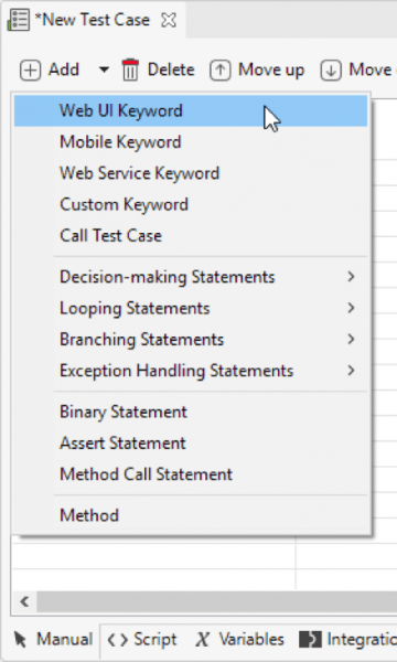 СОЗДАНИЕ ТЕСТ-КЕЙСА В РУЧНОМ РЕЖИМЕ