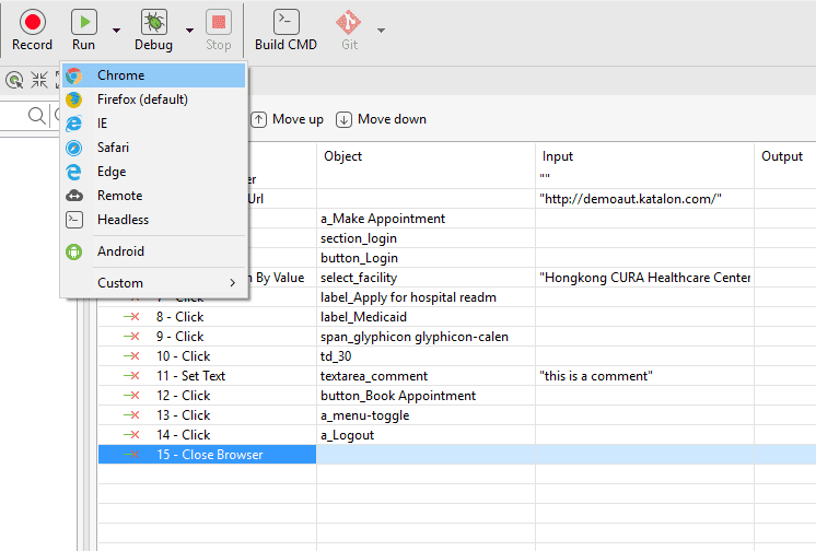 ОБРАЗЕЦ ПРОЕКТА ВЕБ-АВТОМАТИЗАЦИИ С ПОМОЩЬЮ KATALON STUDIO | МАТЕРИАЛЫ ДЛЯ ТЕСТИРОВАНИЯ ПРОГРАММНОГО ОБЕСПЕЧЕНИЯ