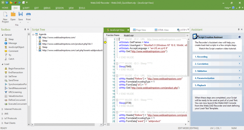 ОБЗОР ИНСТРУМЕНТА ТЕСТИРОВАНИЯ НАГРУЗКИ WEBLOAD 2022 – ВОЗМОЖНОСТИ, ПОРЯДОК РАБОТ