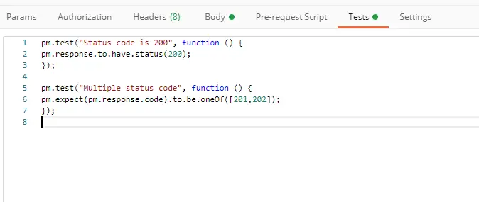 ТЕСТОВЫЕ СЛУЧАИ API В POSTMAN С ИСПОЛЬЗОВАНИЕМ JAVASCRIPT