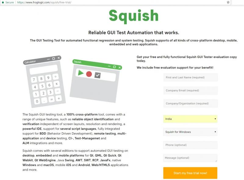 ИНСТРУМЕНТ АВТОМАТИЗАЦИИ FROGLOGIC SQUISH GUI | ПРОВЕРКА ПО МАТЕРИАЛУ ДЛЯ ТЕСТИРОВАНИЯ ПРОГРАММНОГО ОБЕСПЕЧЕНИЯ