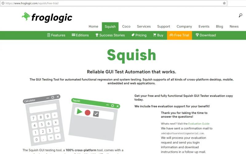 ИНСТРУМЕНТ АВТОМАТИЗАЦИИ FROGLOGIC SQUISH GUI | ОБЗОР МАТЕРИАЛА ПО ТЕСТИРОВАНИЮ ПРОГРАММНОГО ОБЕСПЕЧЕНИЯ
